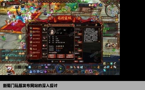 新蜀门私服发布网站的深入探讨